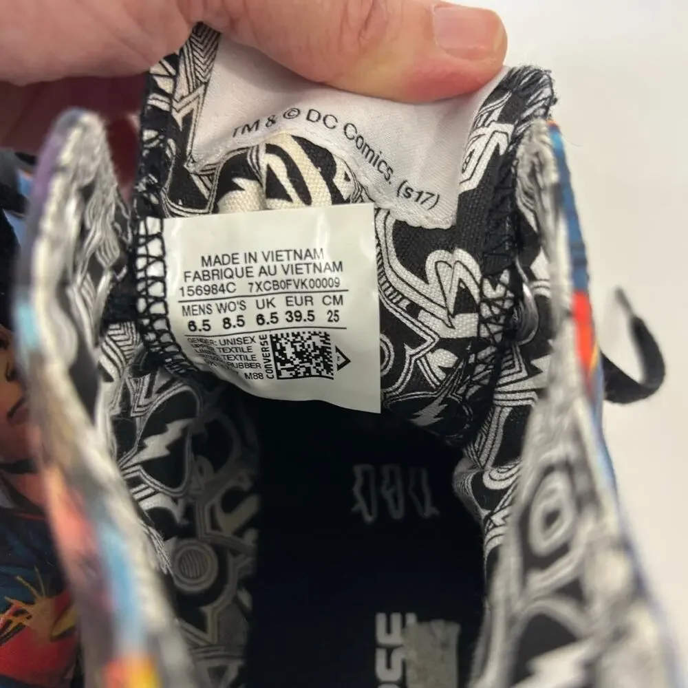Converse DC Comics x Chuck Taylor Justice League Size Mens 6.5 Womens 8.5 - Picture 4 of 6
